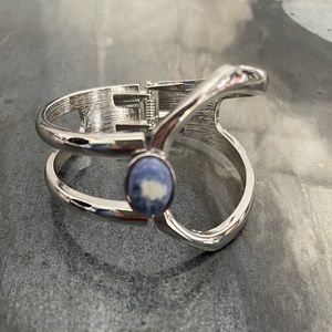 Silver cuff bracelet